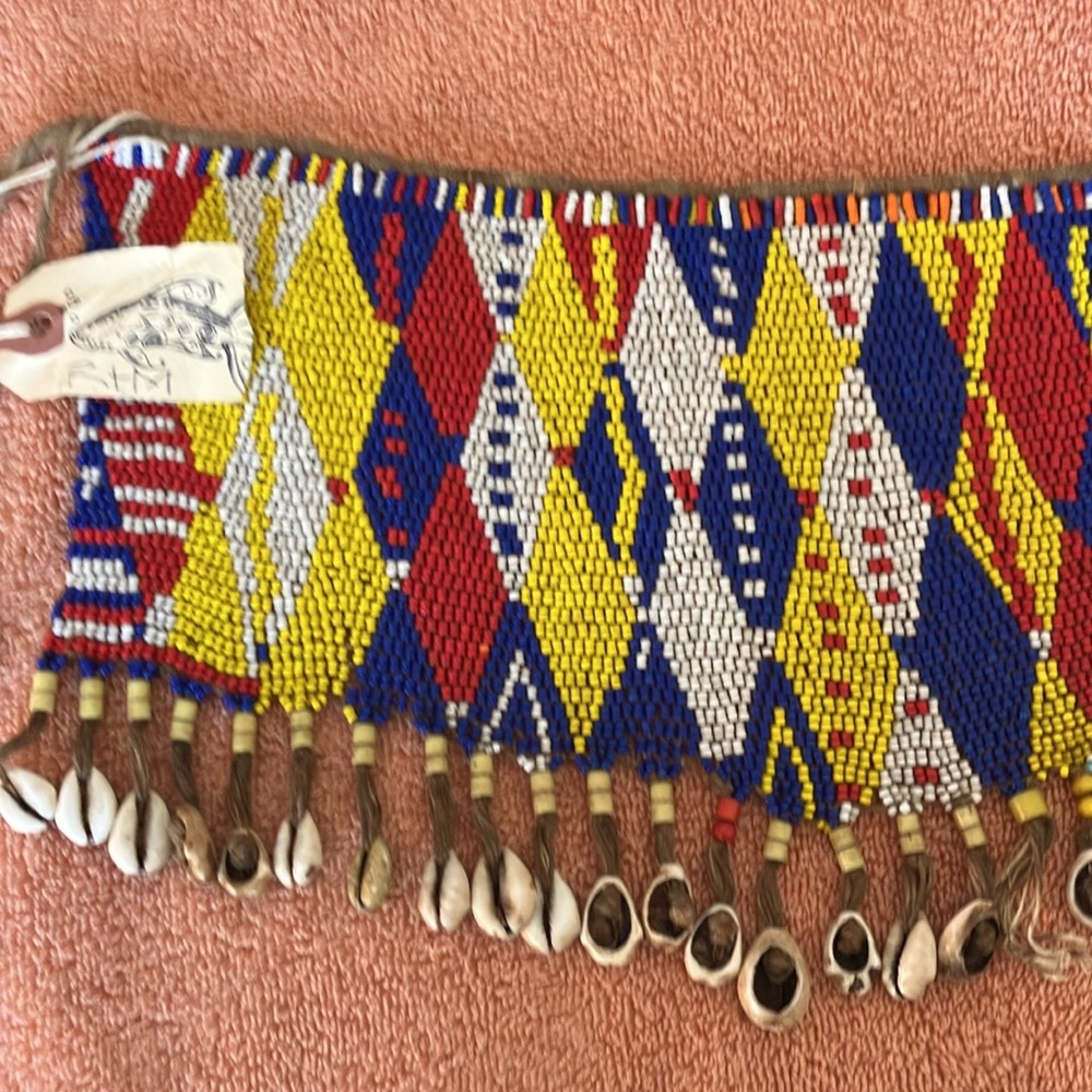 Colorful Beaded Necklace with Shell Accents - Picture 10 of 11